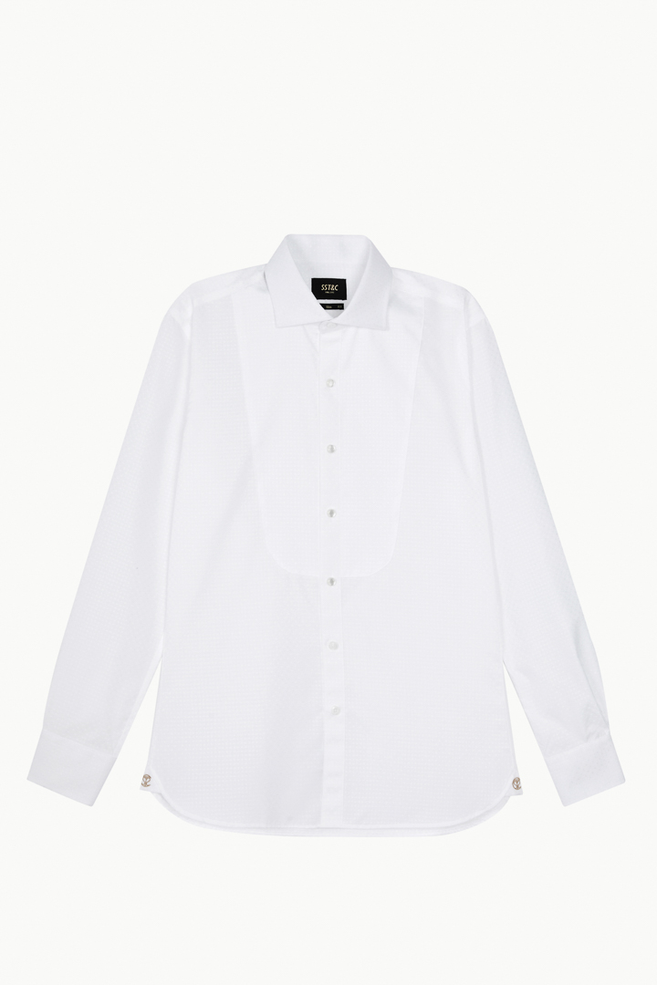 SST&C #Milan Series  White Dress Slim Fit Anti-Wrinkle Shirt | 0312210001  (Outlet)_8