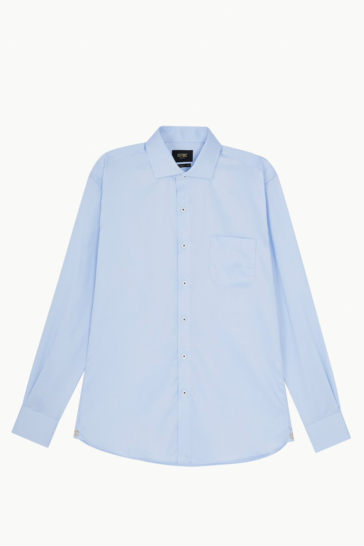 SST&C #Milan Series  Light Blue Twill Standard Shirt | 0312210005  (Outlet)_8