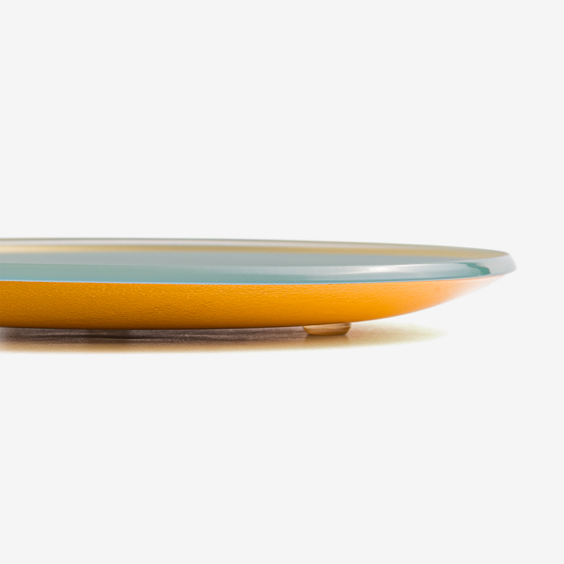 WAGA 金邊湖綠 20cm 玻璃圓盤│單品_1