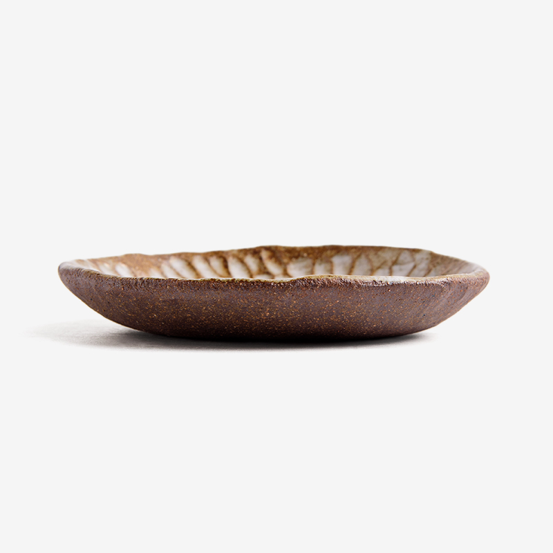 職人 霜霧刻紋 12.5cm 陶瓷小圓盤︱花瓣︱單品_1