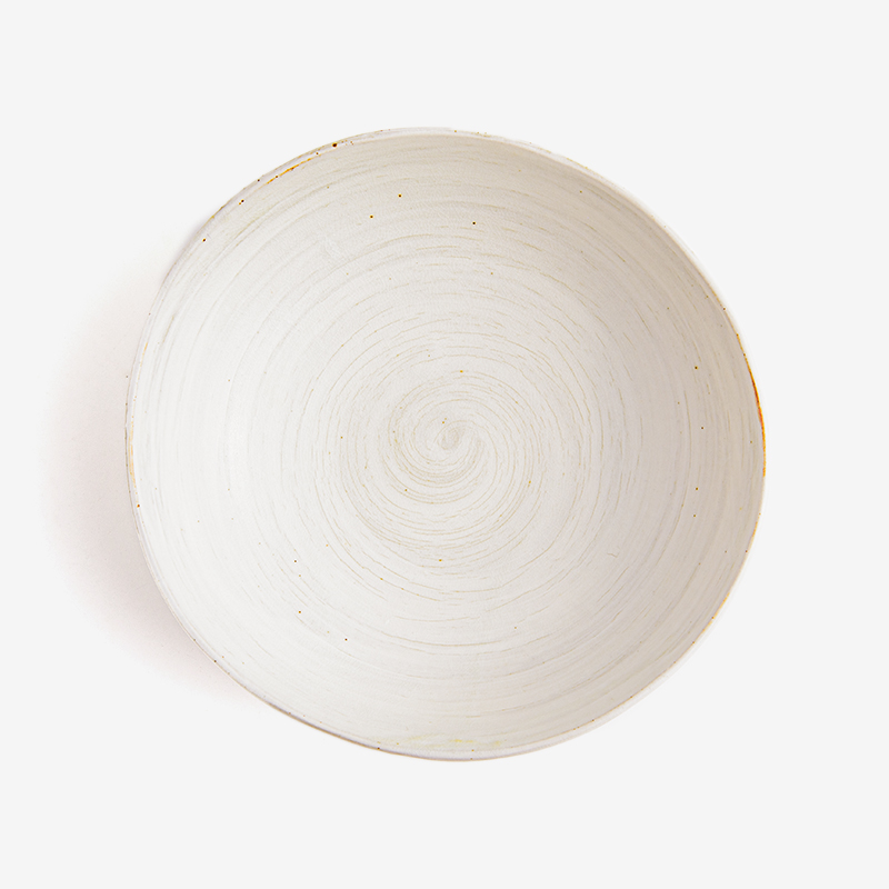 職人 手捻灰雪 15cm 陶瓷淺盤︱單品_2