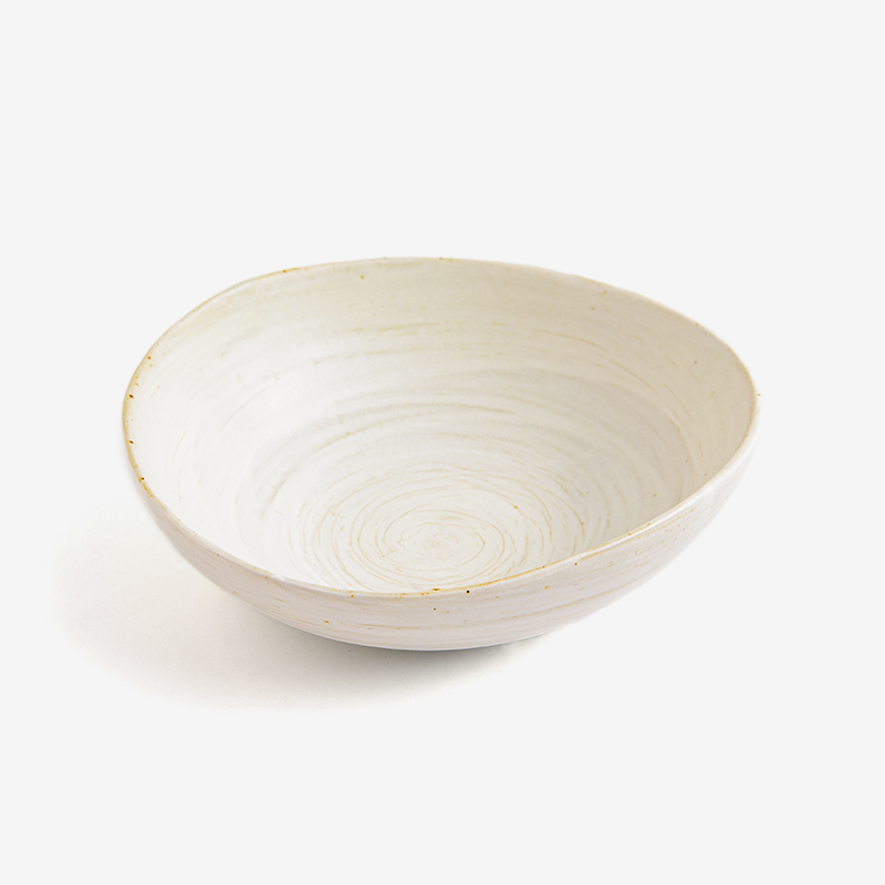 職人 手捻灰雪 16.5cm 陶瓷淺盤︱單品_0