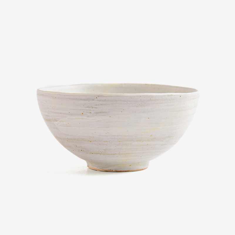 職人 手捻灰雪 12cm 陶瓷碗︱單品_1