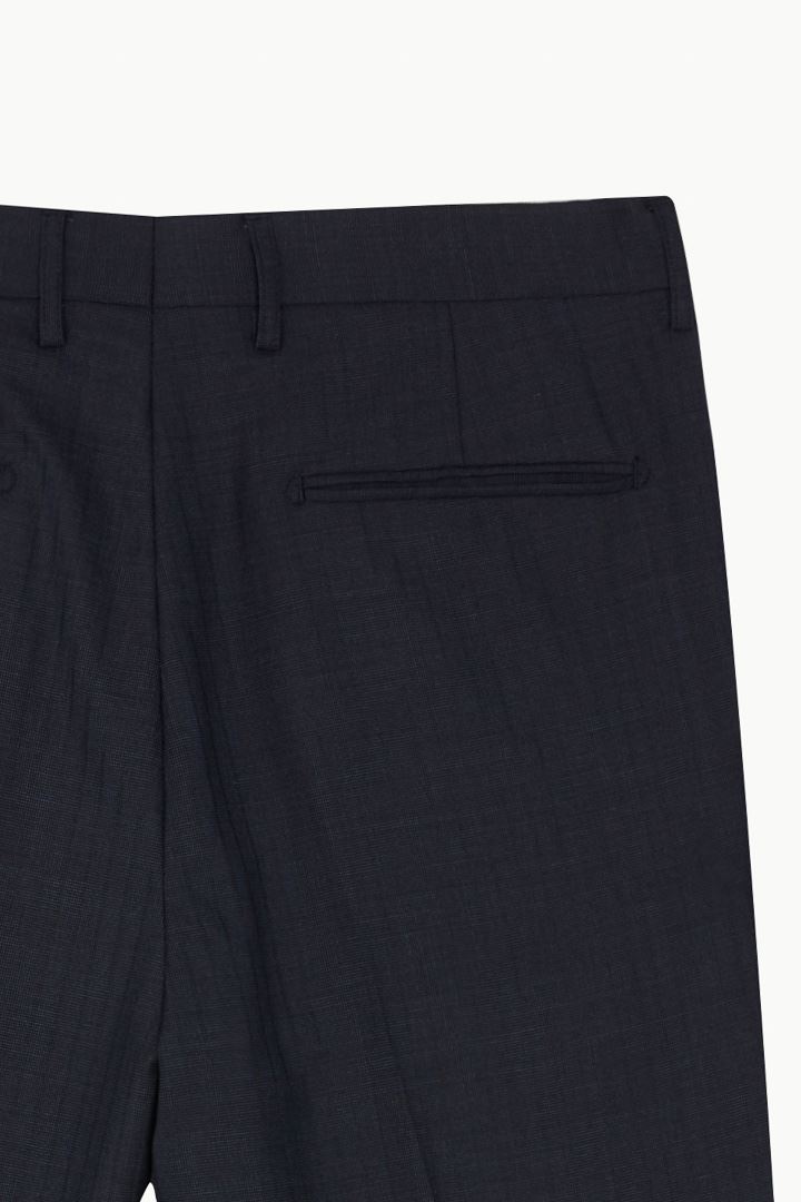 SST&C #Machine Washable Series  Navy Striped Pattern Slim Fit Suit Trousers | 0212210005  (Outlet)_7