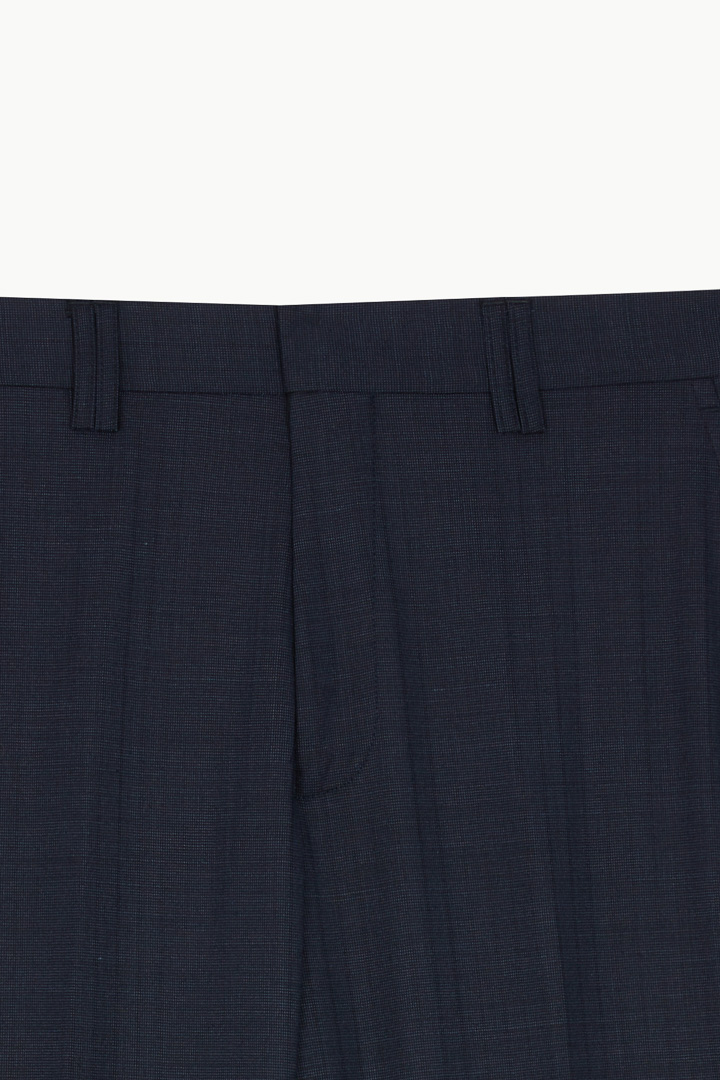 SST&C #Machine Washable Series  Navy Striped Pattern Slim Fit Suit Trousers | 0212210005  (Outlet)_8
