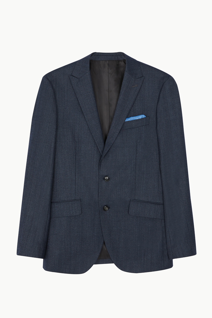 SST&C #Machine Washable Series  Dark Gray Textured Slim Fit Suit Jacket | 0112210004  (Outlet)_5