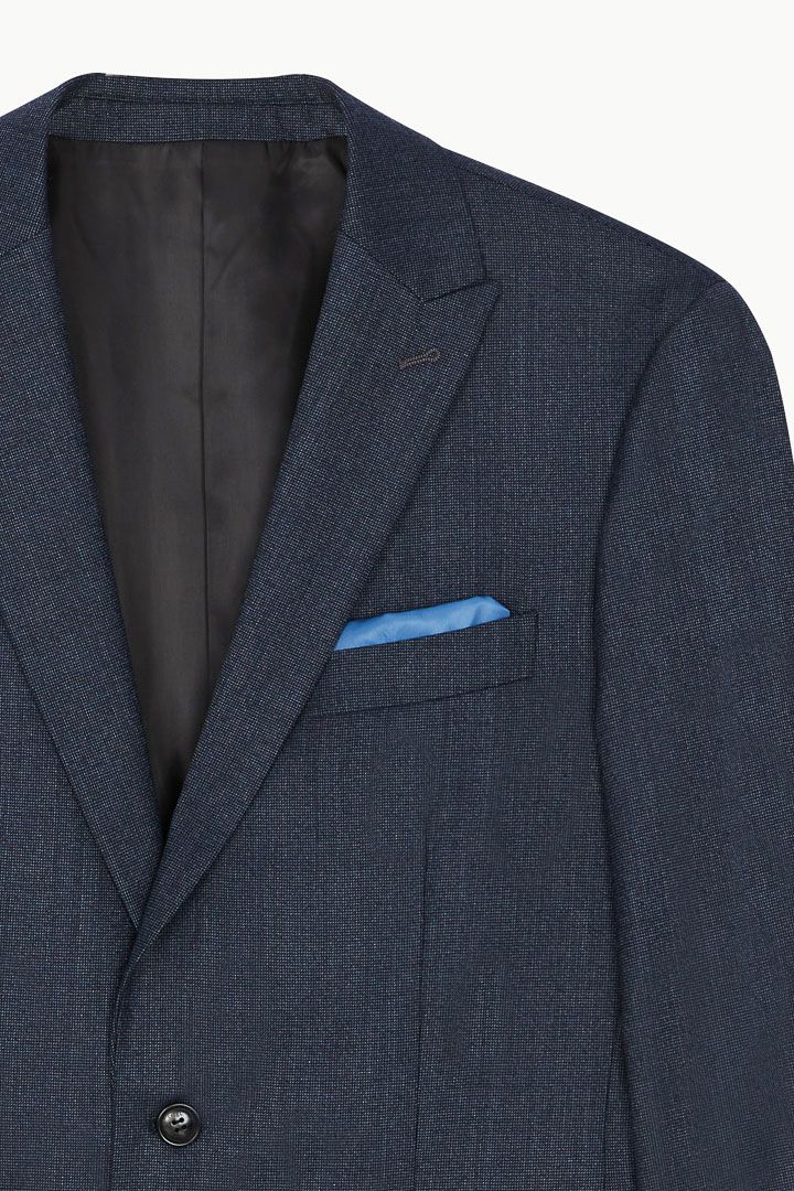 SST&C #Machine Washable Series  Dark Gray Textured Slim Fit Suit Jacket | 0112210004  (Outlet)_6