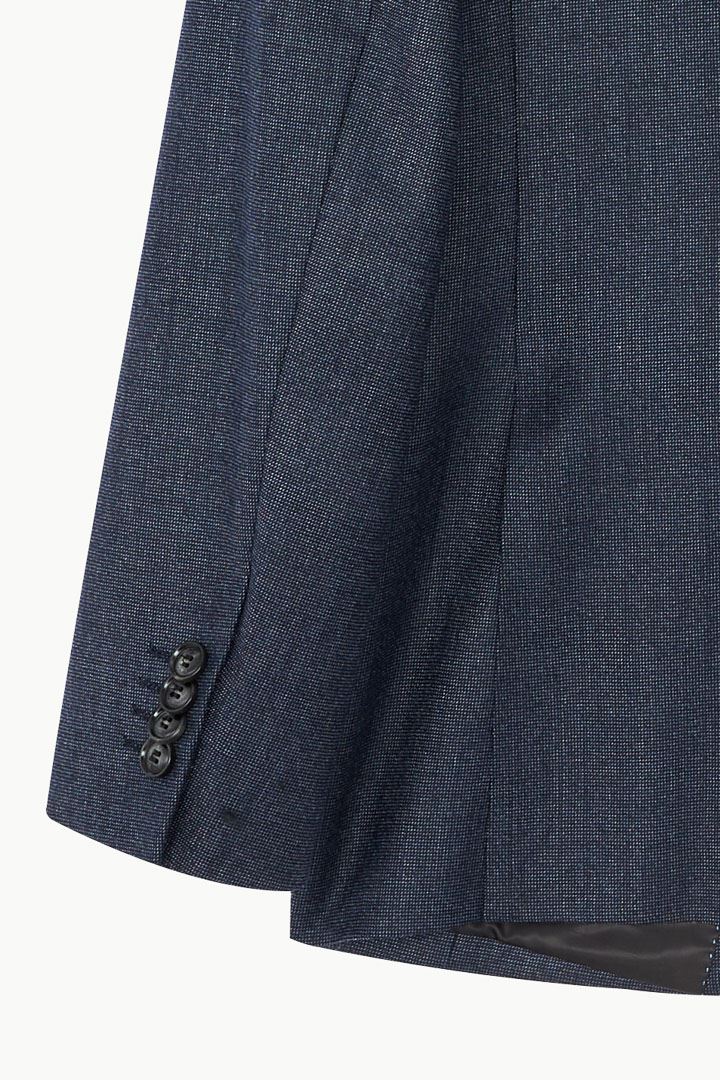 SST&C #Machine Washable Series  Dark Gray Textured Slim Fit Suit Jacket | 0112210004  (Outlet)_9