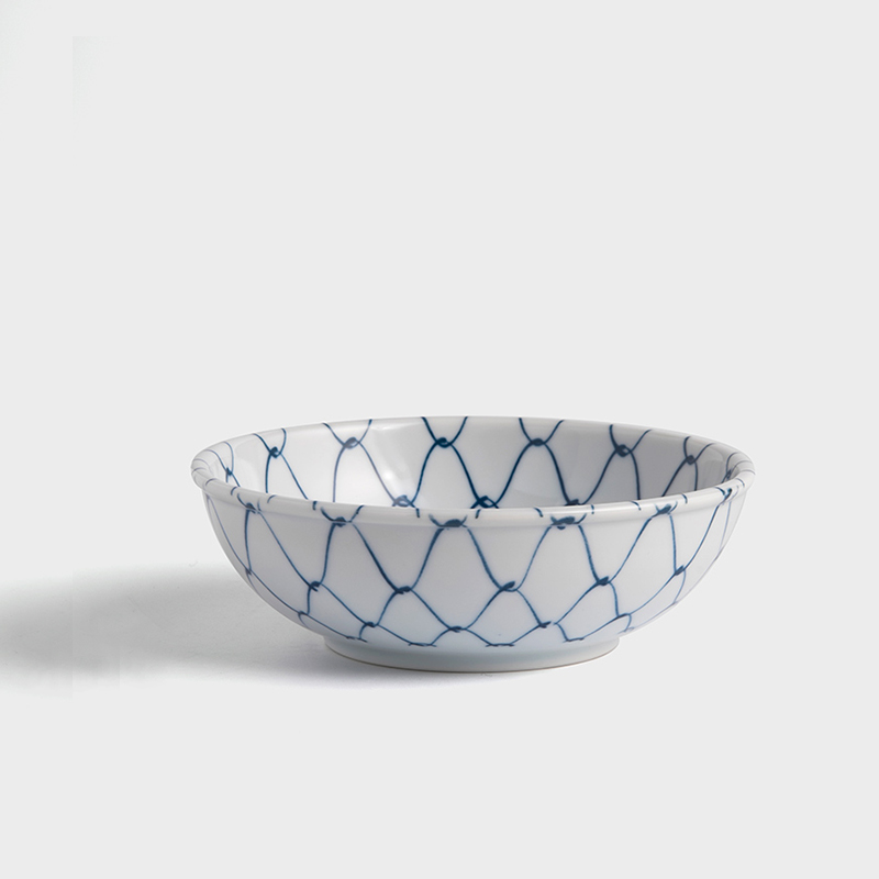 Netted 16cm Ceramic Bowl | Blue_0