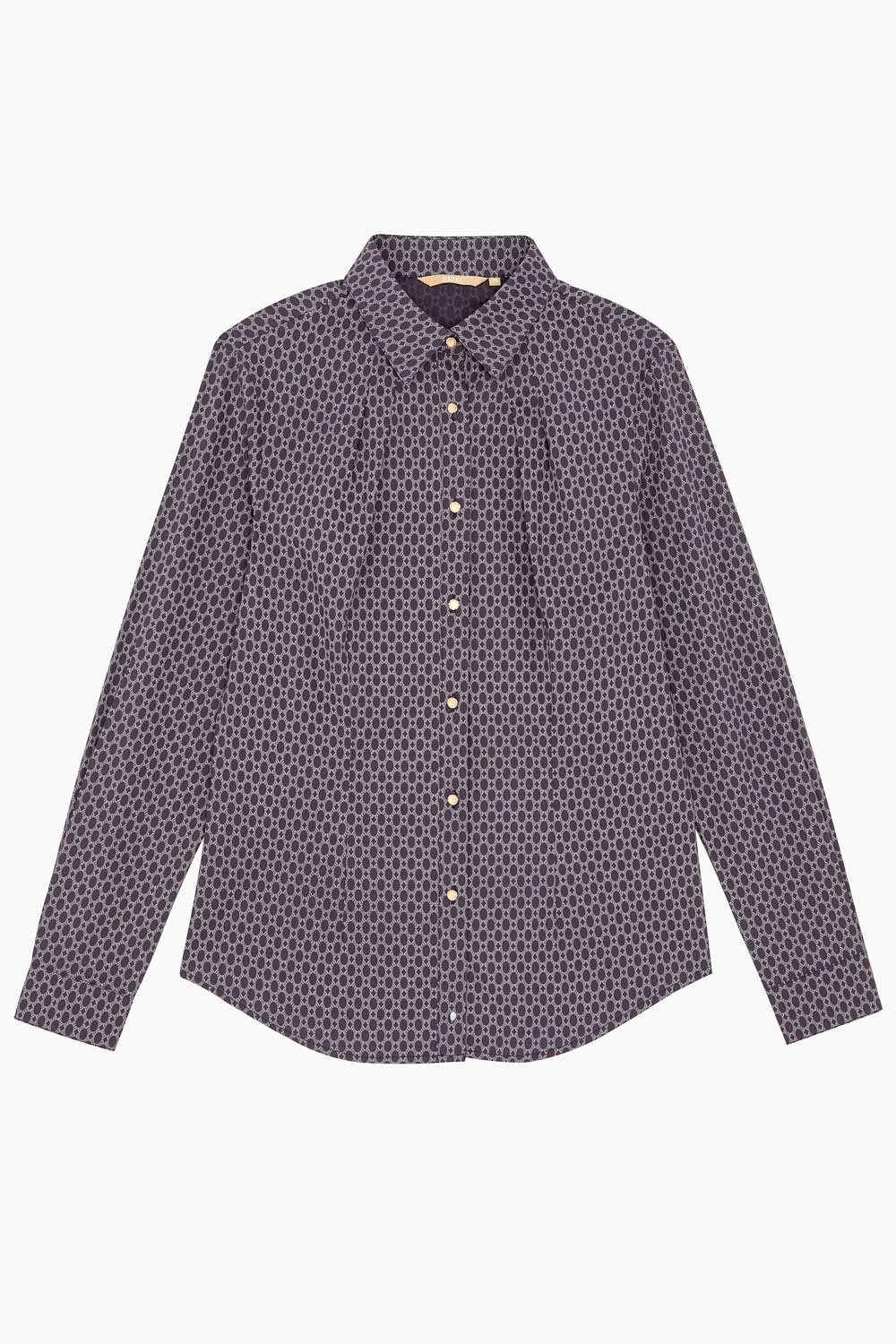 SST&C Burgundy Elegant Printed Shirt | 7562210003  (Outlet)_8