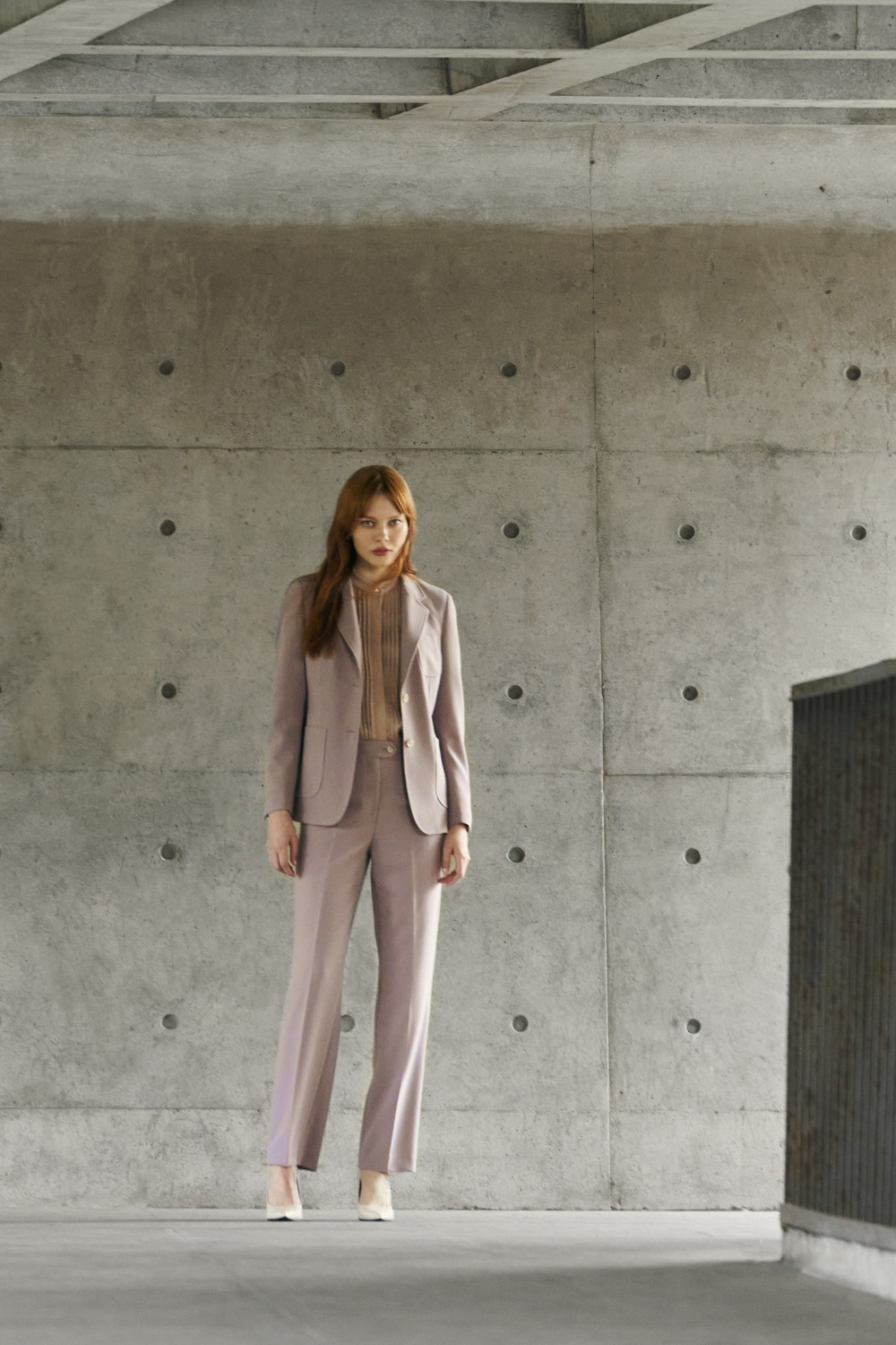 SST&C Women'S Matte Purple Square Collar Suit Jacket | 7162210006  (Outlet)_0