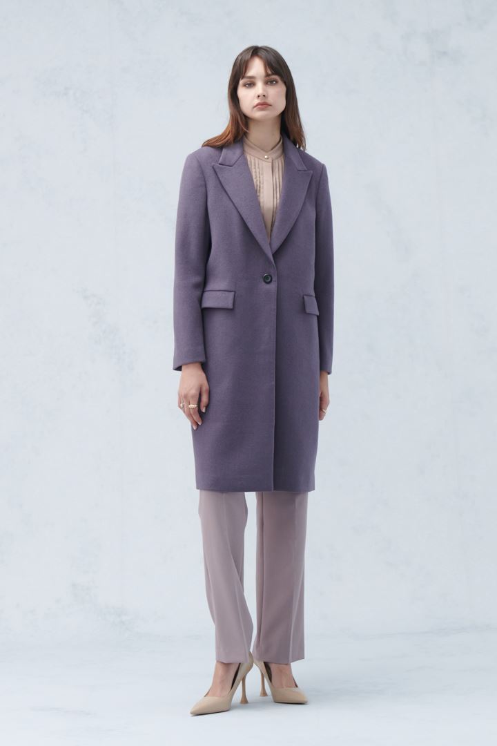 SST&C Women'S Fog Purple Comfortable Straight Suit Trousers | 7262210006  (Outlet)_4