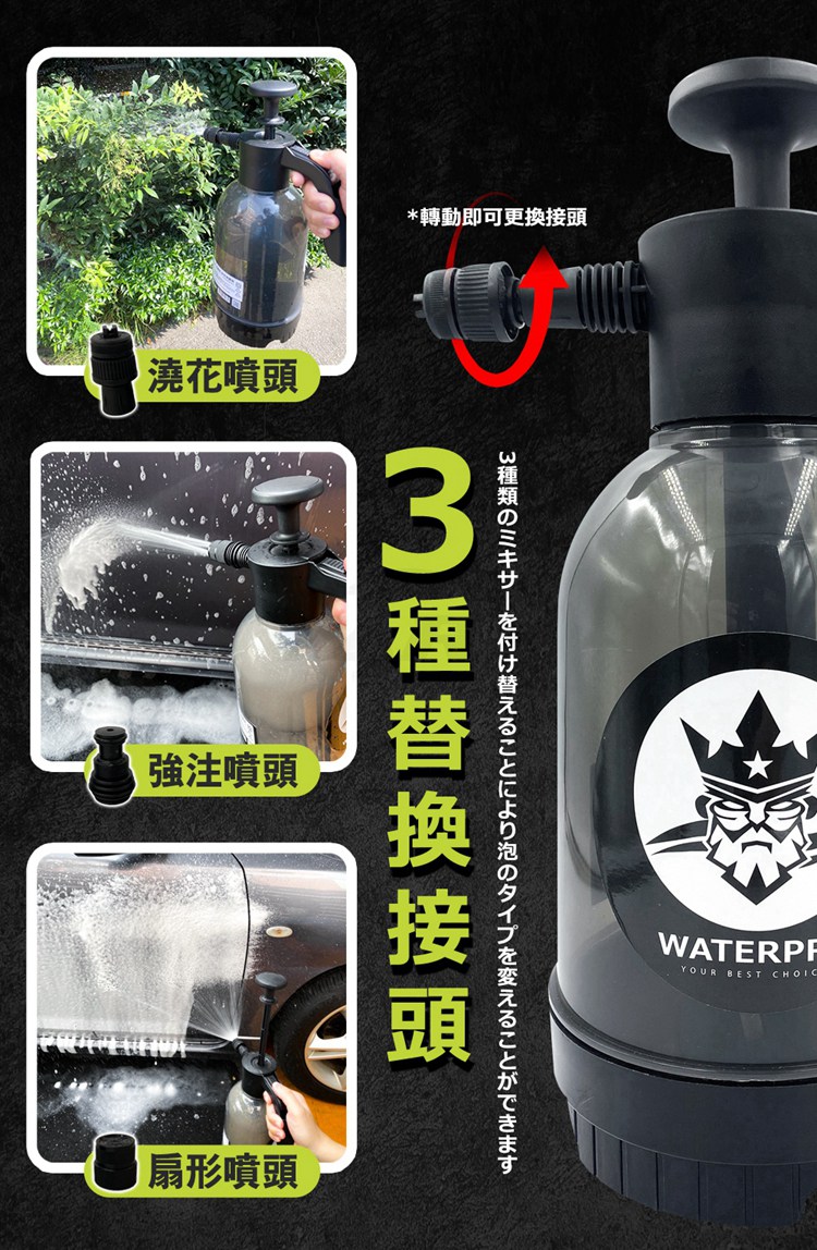 【WaterPro】淨車泡沫噴壺｜泡沫噴霧｜大容量｜耐酸鹼_5