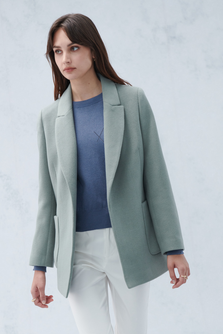 SST&C #Online Exclusive  Mid-Turquoise Strappy Peacoat | 8162210008  (Outlet)_4