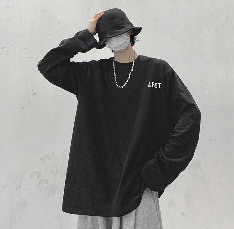 簡約LFET長場效應薄款落肩長袖TEE│AIRism科技空氣材質│UNIQLO同材質_1