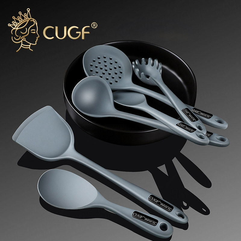 矽膠廚具 廚貴妃 GUGF 通過檢驗 料理餐具 廚具組 廚房器具 飯匙 攪拌勺 湯杓【ZU0303】《約翰家庭百貨_0