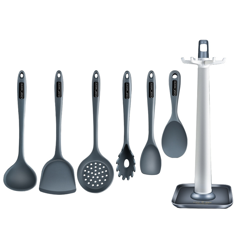 矽膠廚具 廚貴妃 GUGF 通過檢驗 料理餐具 廚具組 廚房器具 飯匙 攪拌勺 湯杓【ZU0303】《約翰家庭百貨_1