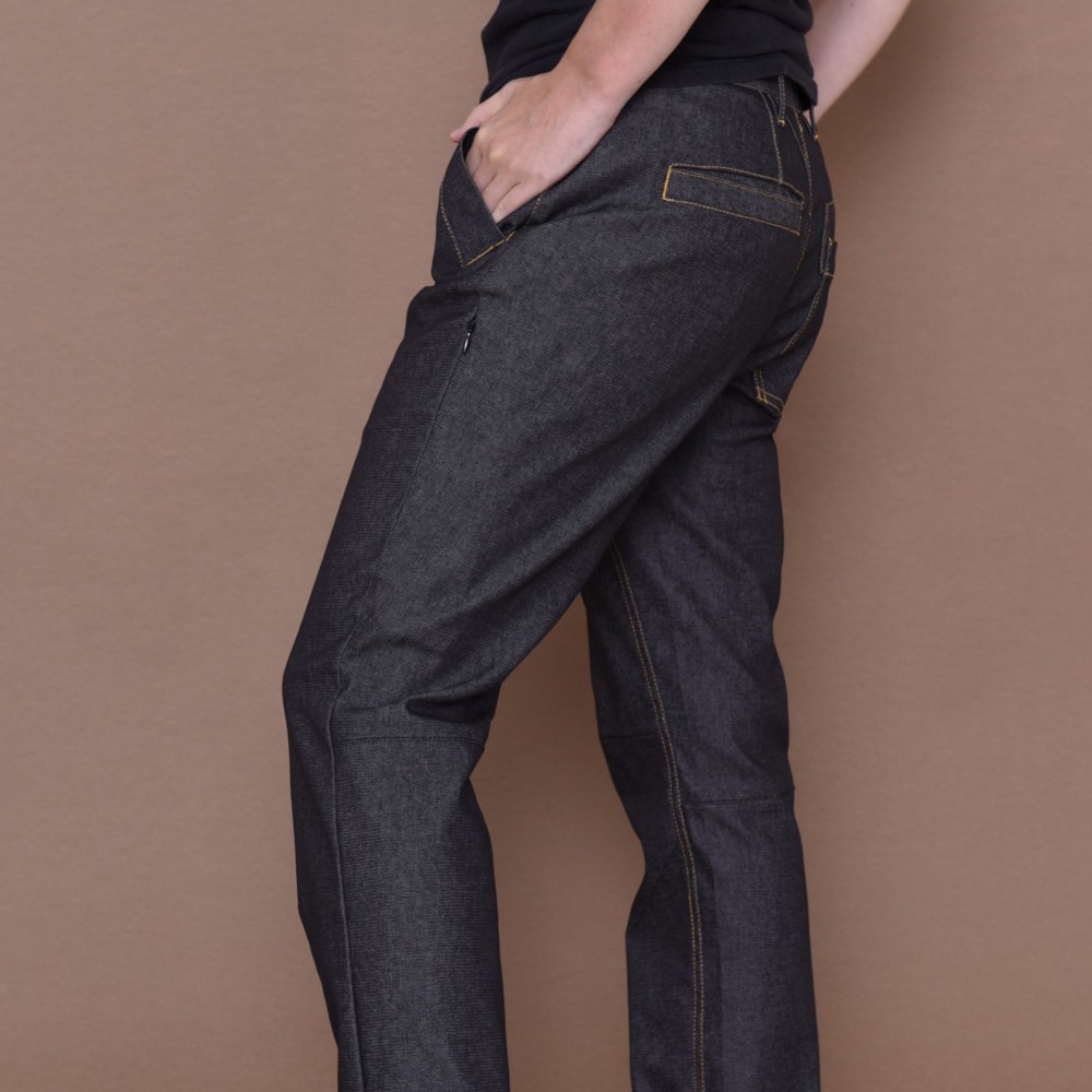 【PROFI】MO005 Moscow Super-resistant Multi-pockets Mid-rise Straight Functional Denim Pants_0