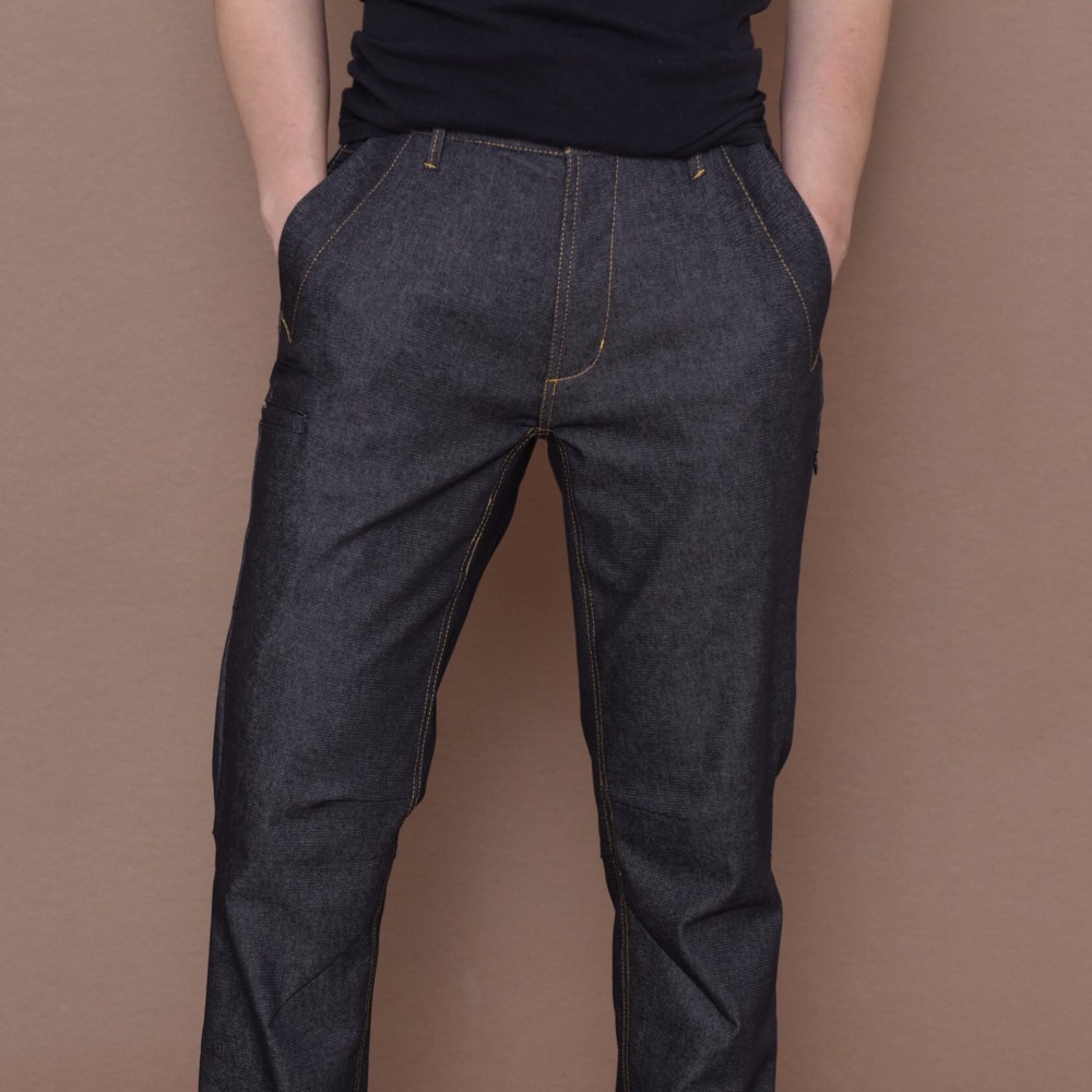 【PROFI】MO005 Moscow Super-resistant Multi-pockets Mid-rise Straight Functional Denim Pants_1