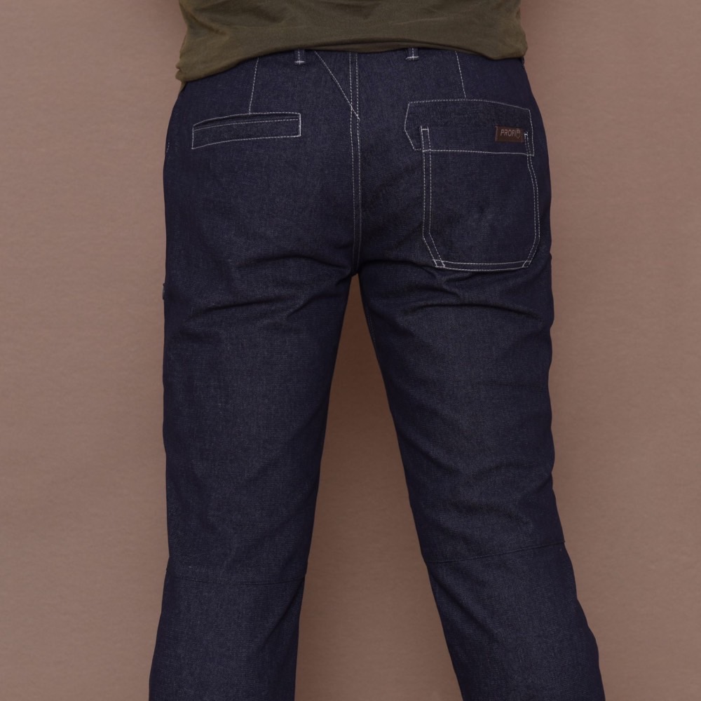 【PROFI】MO005 Moscow Super-resistant Multi-pockets Mid-rise Straight Functional Denim Pants_5