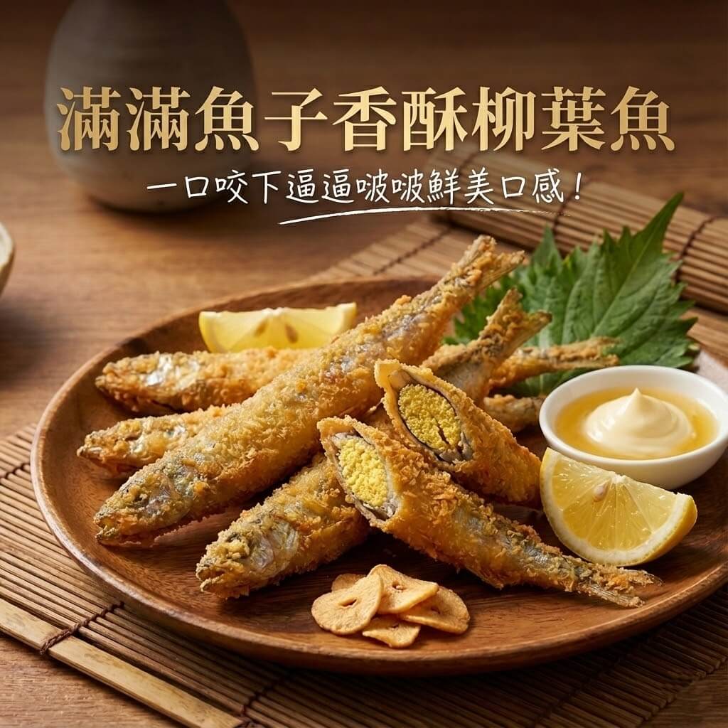 圖片-【全家】滿滿魚子香酥柳葉魚評價