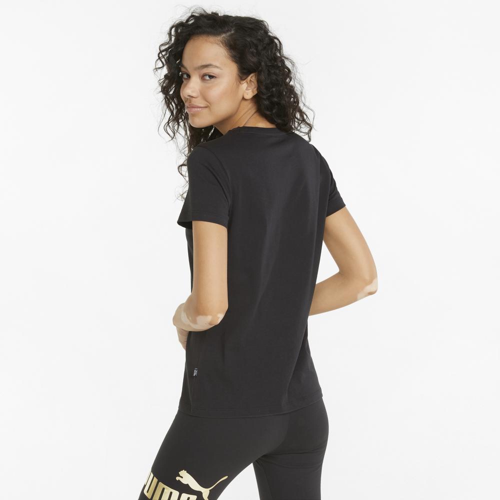 PUMA 基本系列ESS+ Metallic短袖T恤 女性_3
