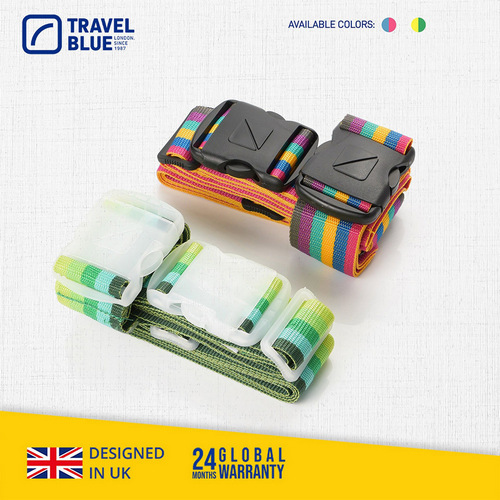 【TravelBlue】Crossed Luggage Strap 十字型行李束帶 TB-042