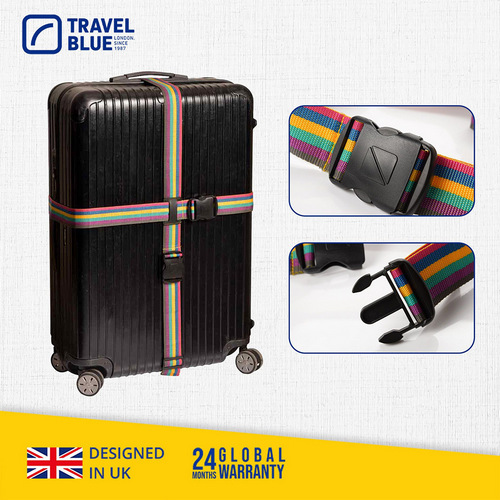 【TravelBlue】Crossed Luggage Strap 十字型行李束帶 TB-042_4