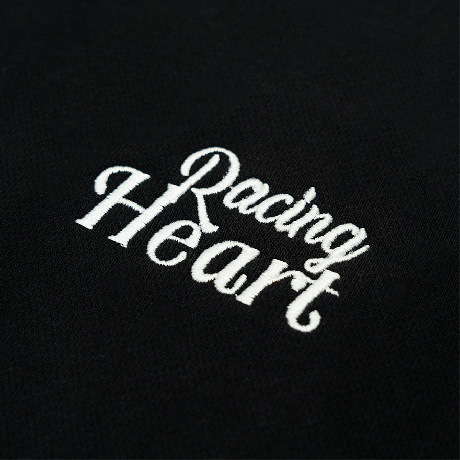 RACING HEART OVERSIZED SWEATSHIRT│金屬盔甲騎士大學服_2