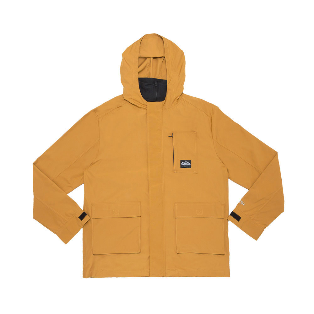 【OUTDOOR】2 in 1外套+背心-芥黃色 OD222311YL (ODCLO)_1