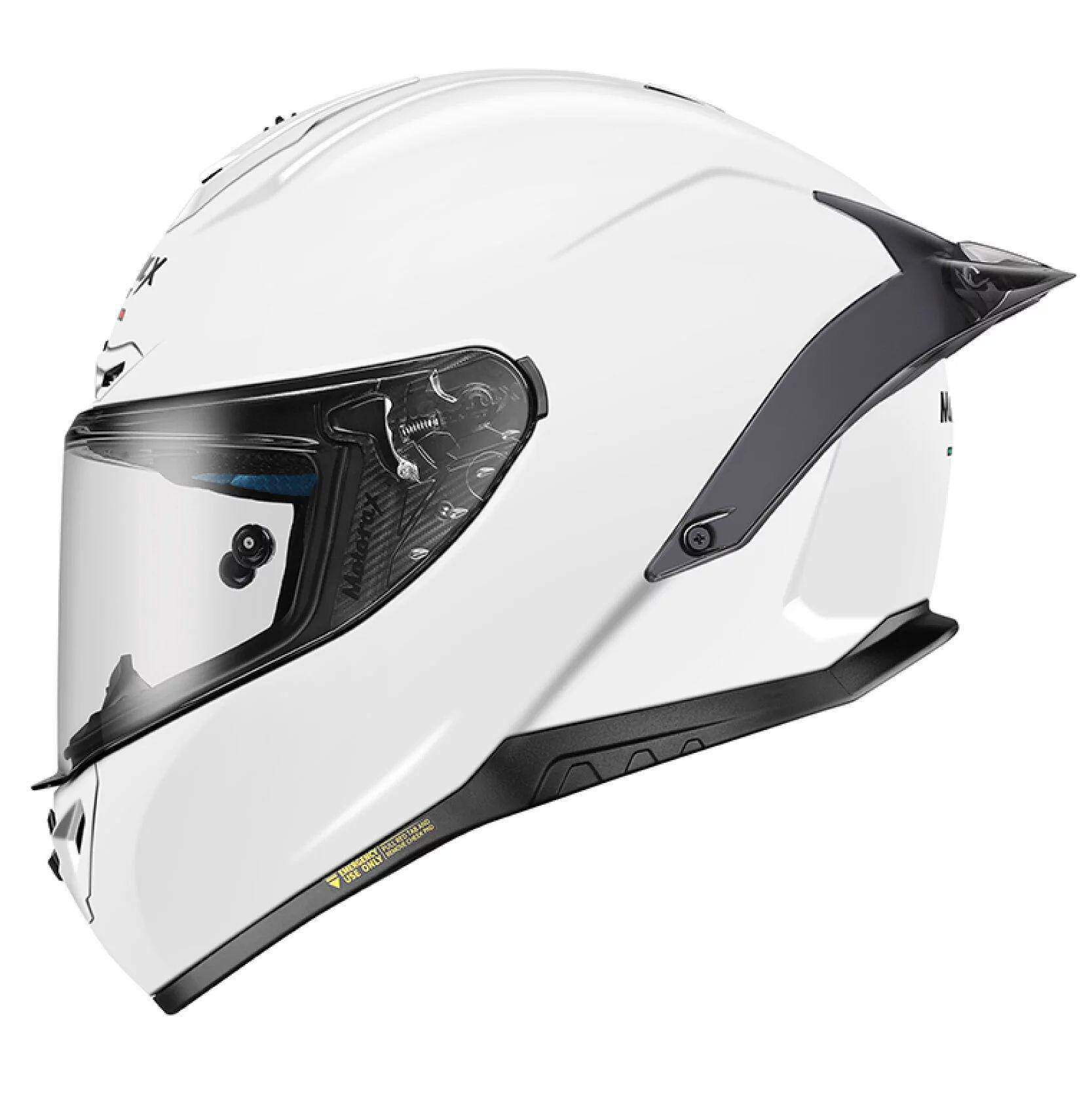 【訂購聯繫客服】摩雷士Motorax R50s 素色 白 全罩式安全帽_0