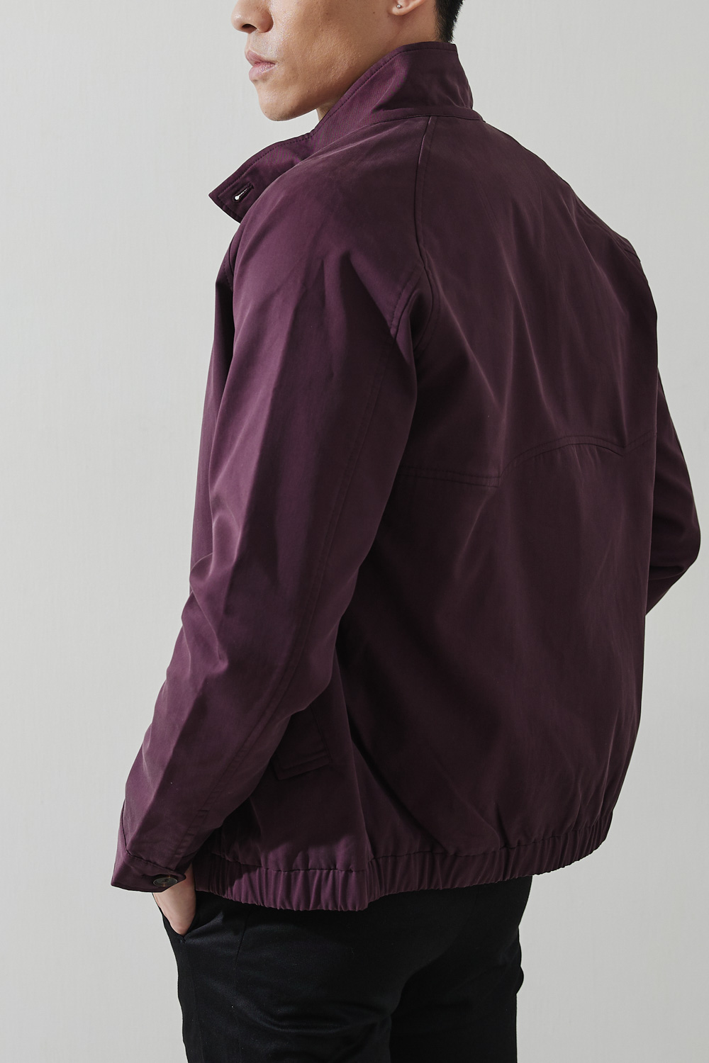 SST&C #Official Website Exclusive  Burgundy Bomber Jacket | 0612110004  (Outlet)_5