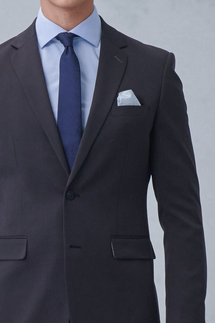 SST&C Charcoal Gray Slim Fit Suit Jacket | 0112211001  (Outlet)_5