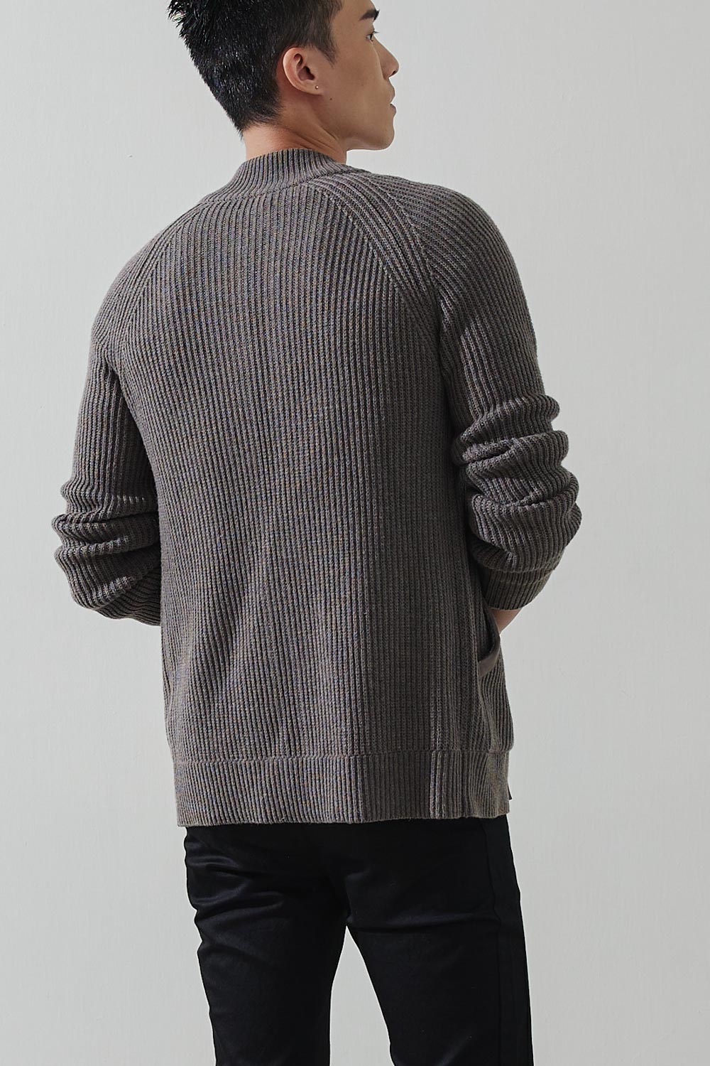 SST&C #Online Exclusive  Camel Brown Zip Cardigan | 1112210010  (Outlet)_5