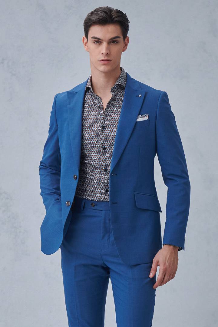 SST&C Light Blue Tailor'S Suit Jacket | 0112211004  (Outlet)_0