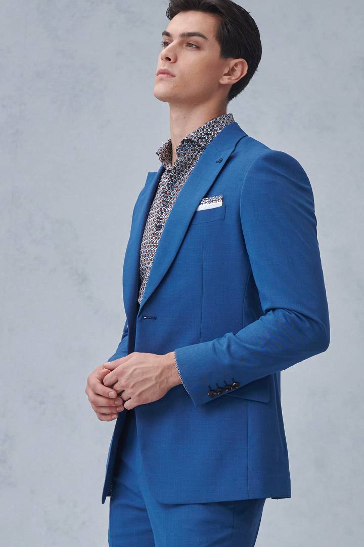SST&C Light Blue Tailor'S Suit Jacket | 0112211004  (Outlet)_1