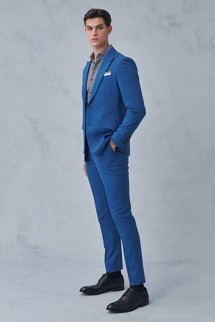 SST&C Light Blue Tailor'S Suit Jacket | 0112211004  (Outlet)_3