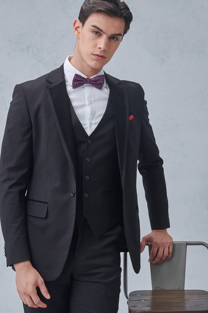 SST&C #網路獨買款  黑色修身晚宴服外套 | 0112211006 (outlet)_1