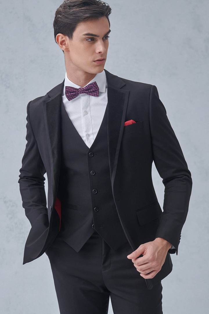 SST&C #網路獨買款  黑色修身晚宴服外套 | 0112211006 (outlet)_4