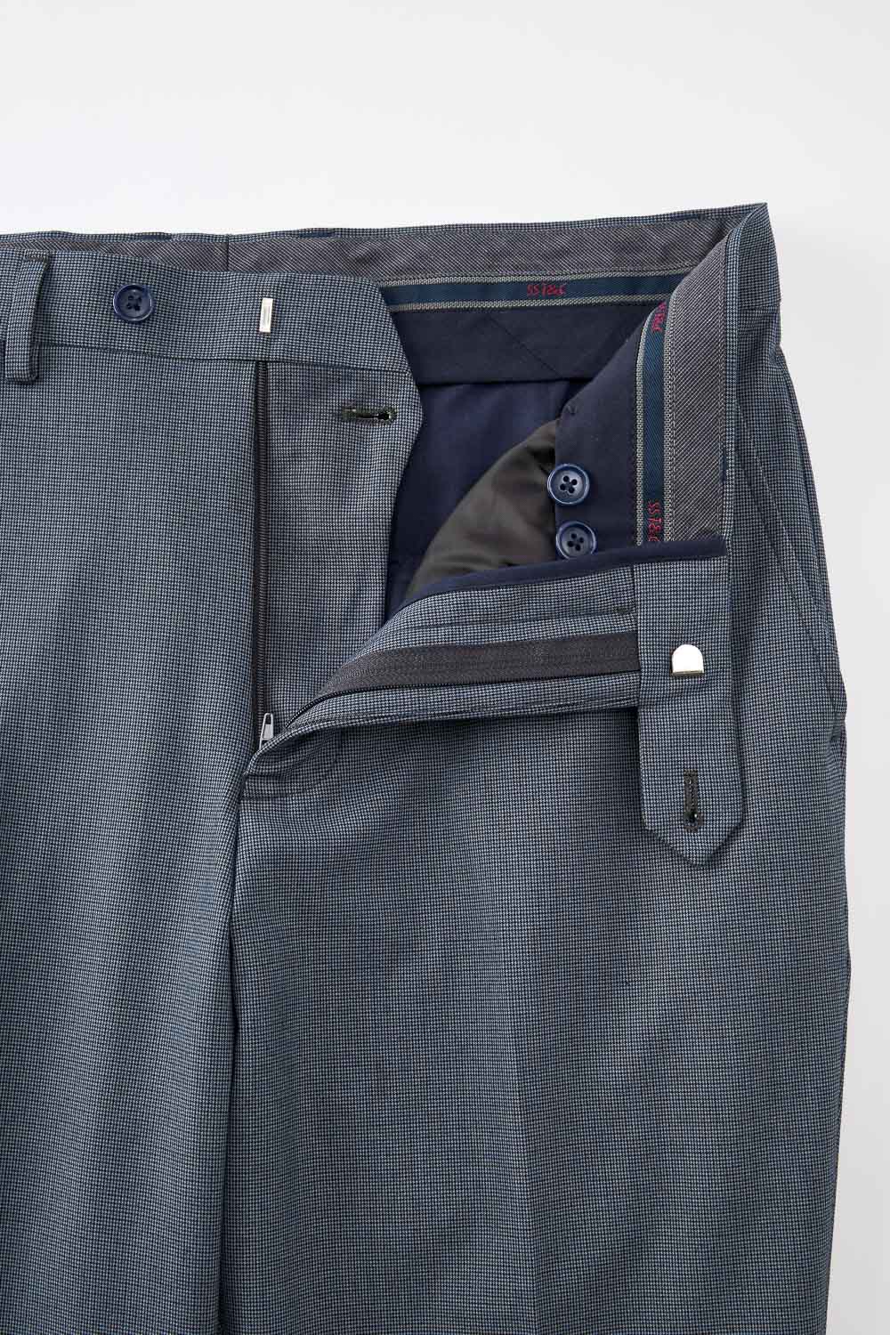 SST&C Navy Check Pattern Tailor'S Suit Trousers | 0212211003  (Outlet)_8