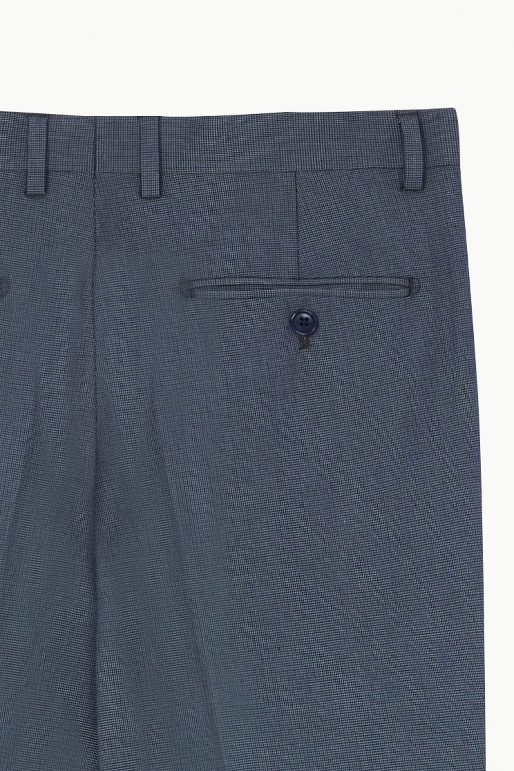 SST&C Navy Check Pattern Tailor'S Suit Trousers | 0212211003  (Outlet)_9