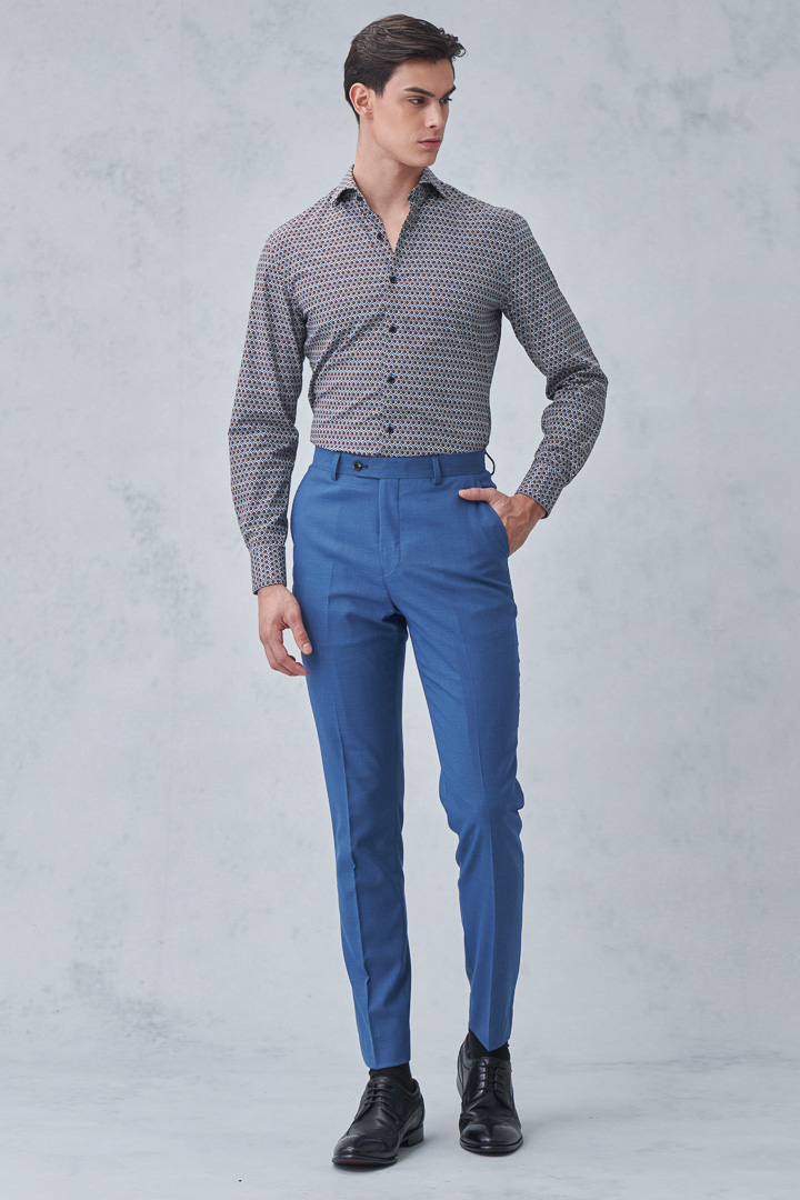 SST&C Light Blue Tailor Suit Trousers | 0212211004  (Outlet)_1