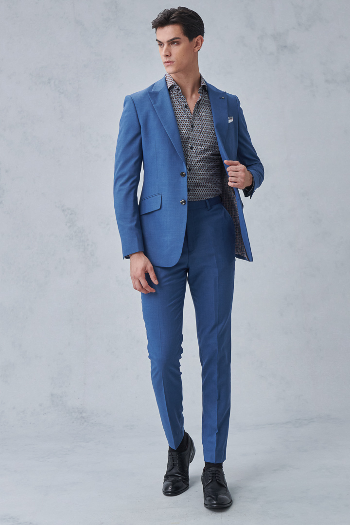 SST&C Light Blue Tailor Suit Trousers | 0212211004  (Outlet)_3