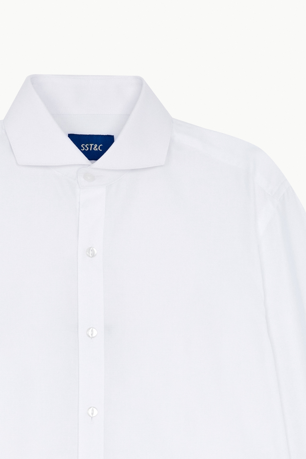 SST&C #Easycare  White Textured Standard Shirt | 0312211003  (Outlet)_8