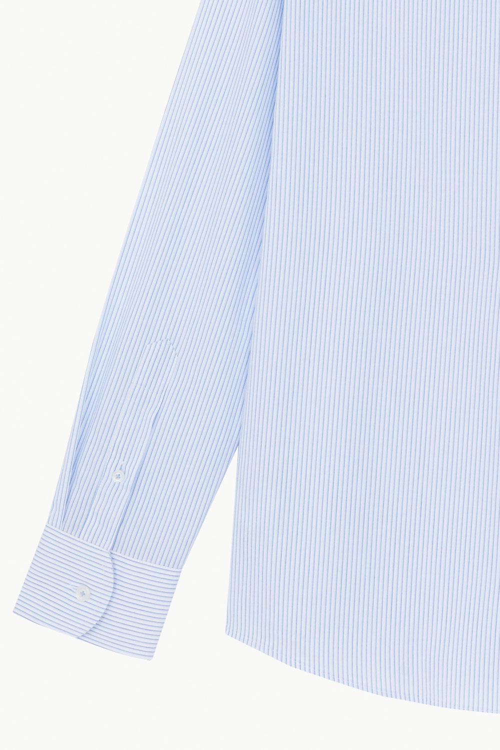 SST&C #Easycare  Blue and White Pinstripe Pattern Standard Shirt | 0312211005  (Outlet)_9
