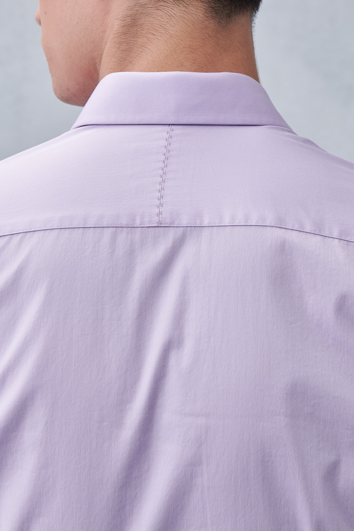 SST&C #Elastic Fit  Plain Purple Slim Fit Shirt | 0312211012  (Outlet)_6