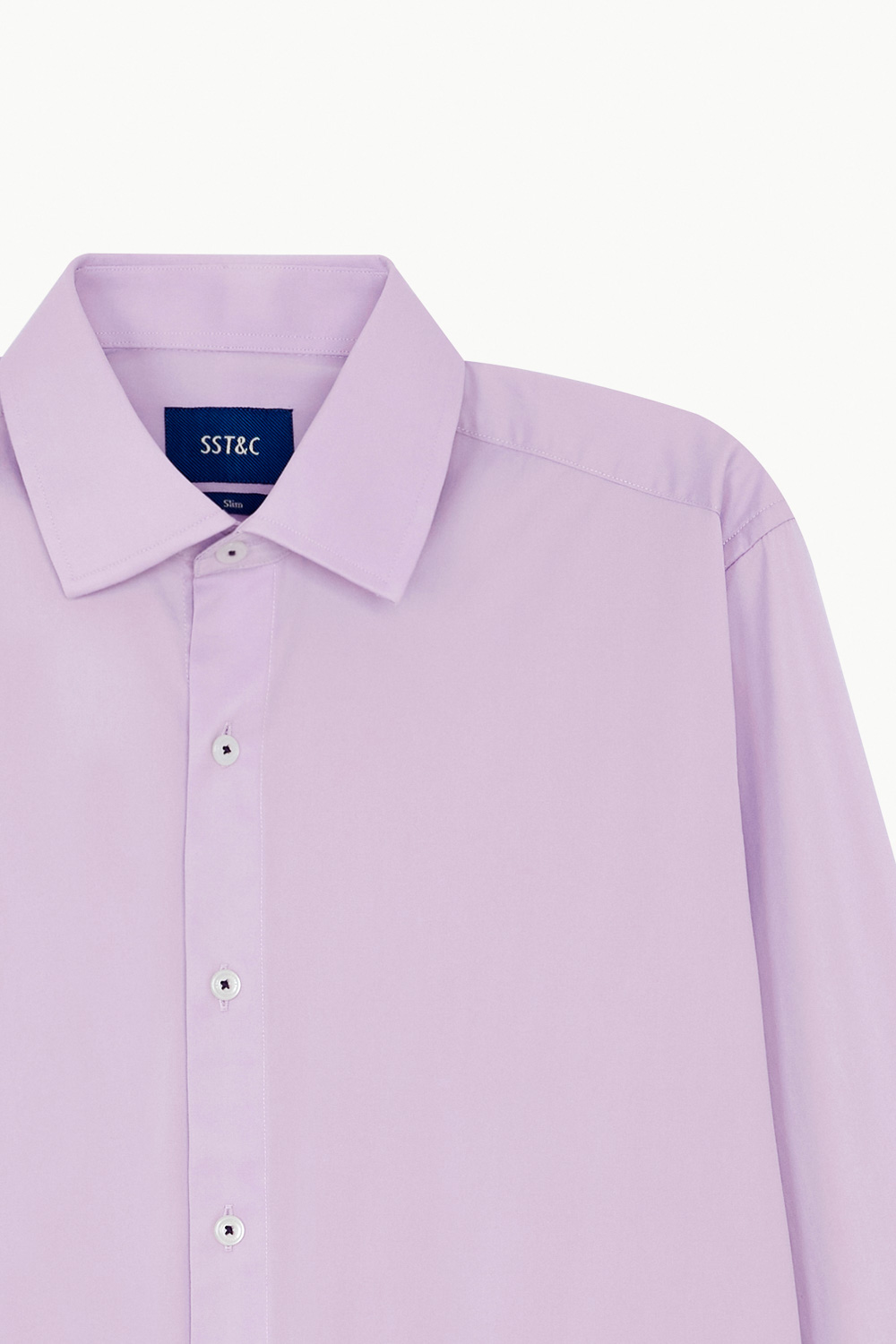 SST&C #Elastic Fit  Plain Purple Slim Fit Shirt | 0312211012  (Outlet)_8