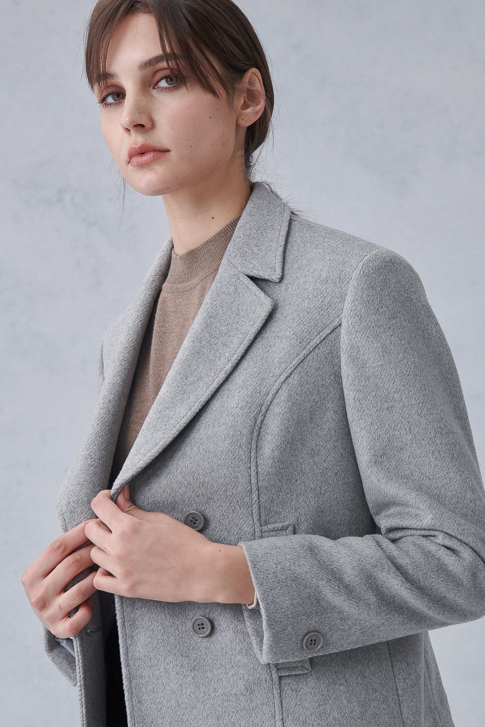 SST&C #Online Exclusive  Women'S Camel Design Half Turtleneck Sweater | 8662211001  (Outlet)_4