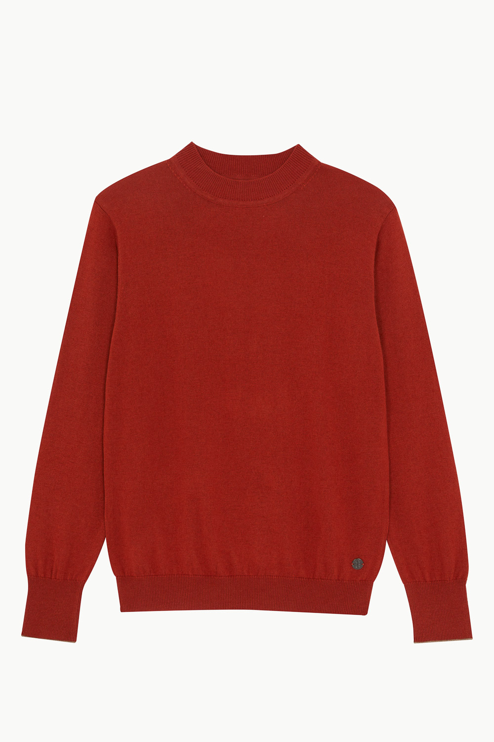 SST&C #Online Exclusive  Women’S Orange Red Design Half Turtleneck Sweater | 8662211003  (Outlet)_7