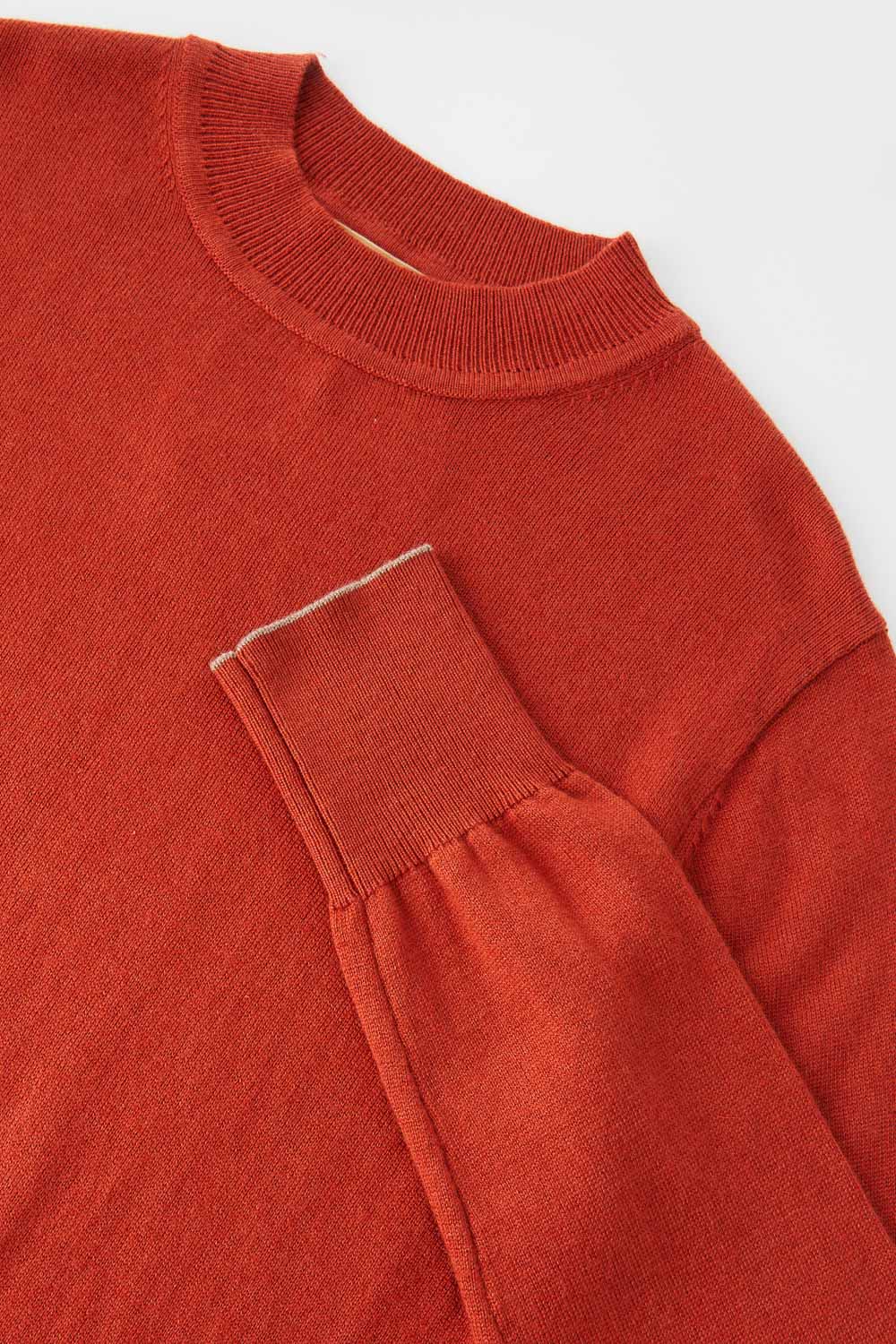SST&C #Online Exclusive  Women’S Orange Red Design Half Turtleneck Sweater | 8662211003  (Outlet)_9